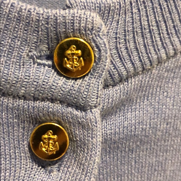 EUC J.Crew Button Down Lilac Blue Cardigan - Picture 4 of 6